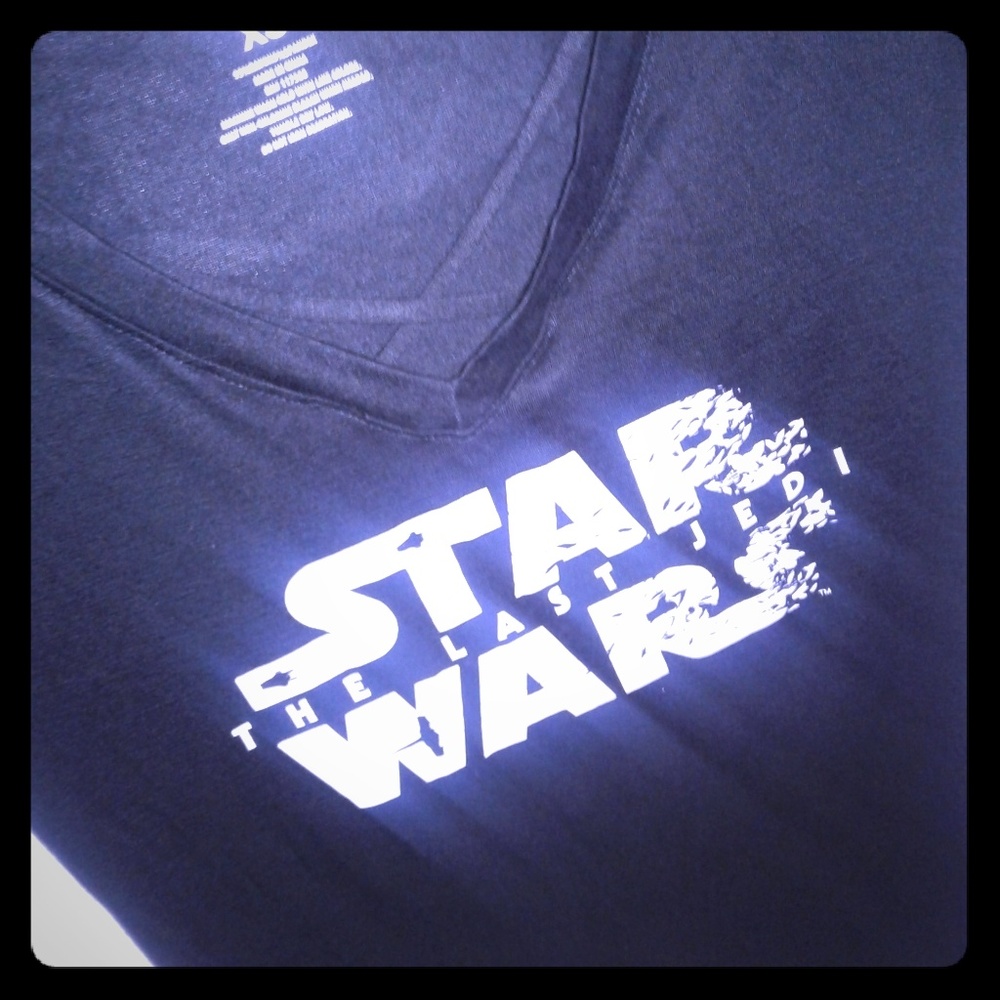 Star Wars "the last jedi" black graphic tee